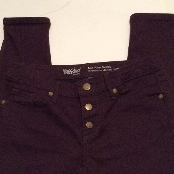 NWOT MOSSIMO MID RISE SKINNY- - Picture 1 of 5
